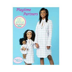 Kwik Sew Sewing Pattern 252 Pajamas Nightgown Misses‎ Child Doll
